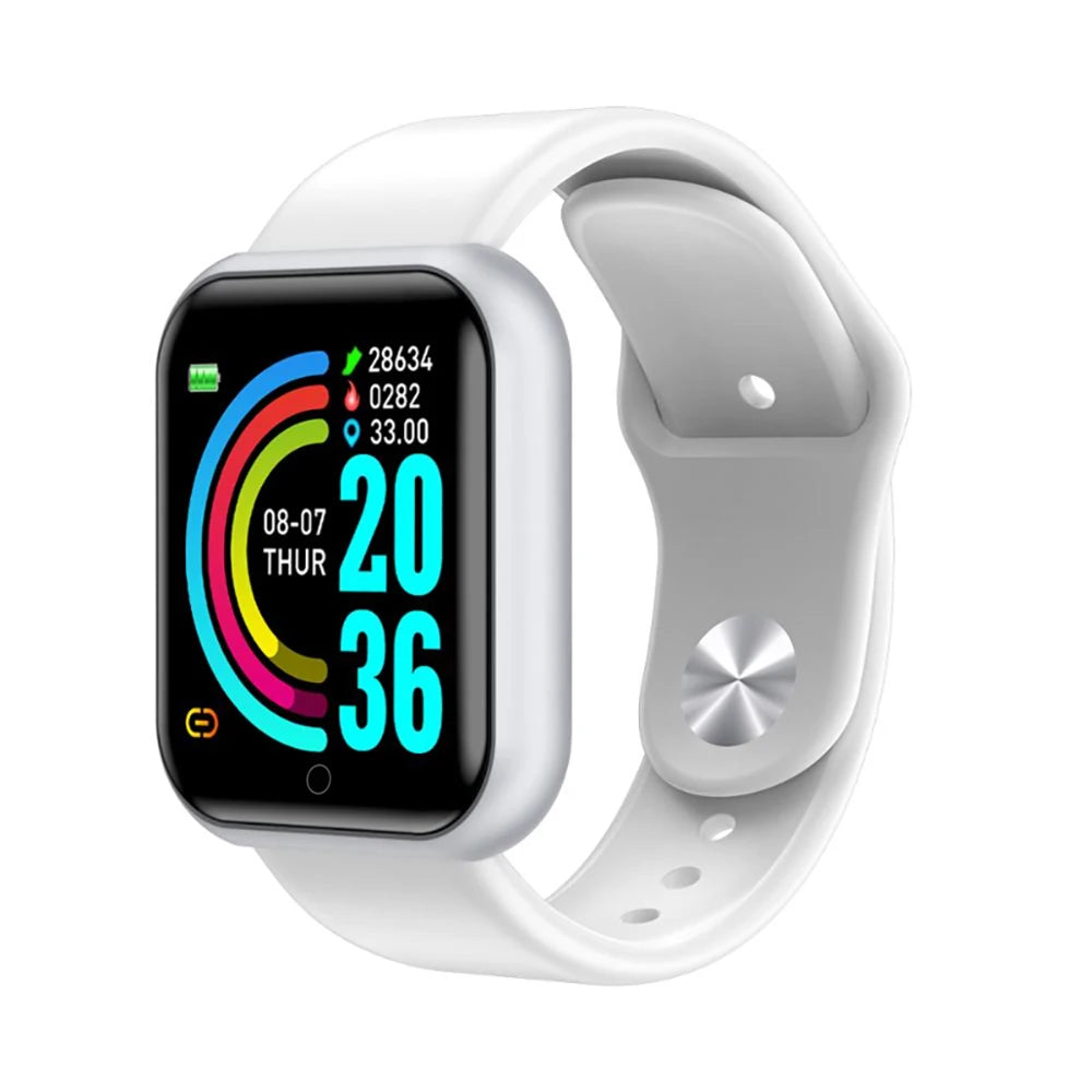 Multifunctional Smart Watch Men Women Bluetooth Connected Phone Music Fitness Sports Bracelet Sleep Monitor Y68 Smartwatch