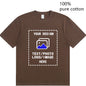 Custom-Made Men's T-Shirts Are Suitable for Team Gatherings, Gyms, and Sports Cotton Round-Neck Short-Sleeved Shirts