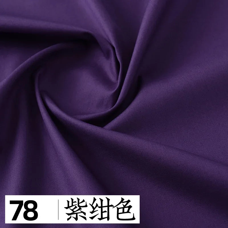 145x50cm Solid Color Pure Cotton Poplin Clothing Fabric DIY Handmade Clothes for Girls, Plain Color Antique Skirt Cotton Cloth