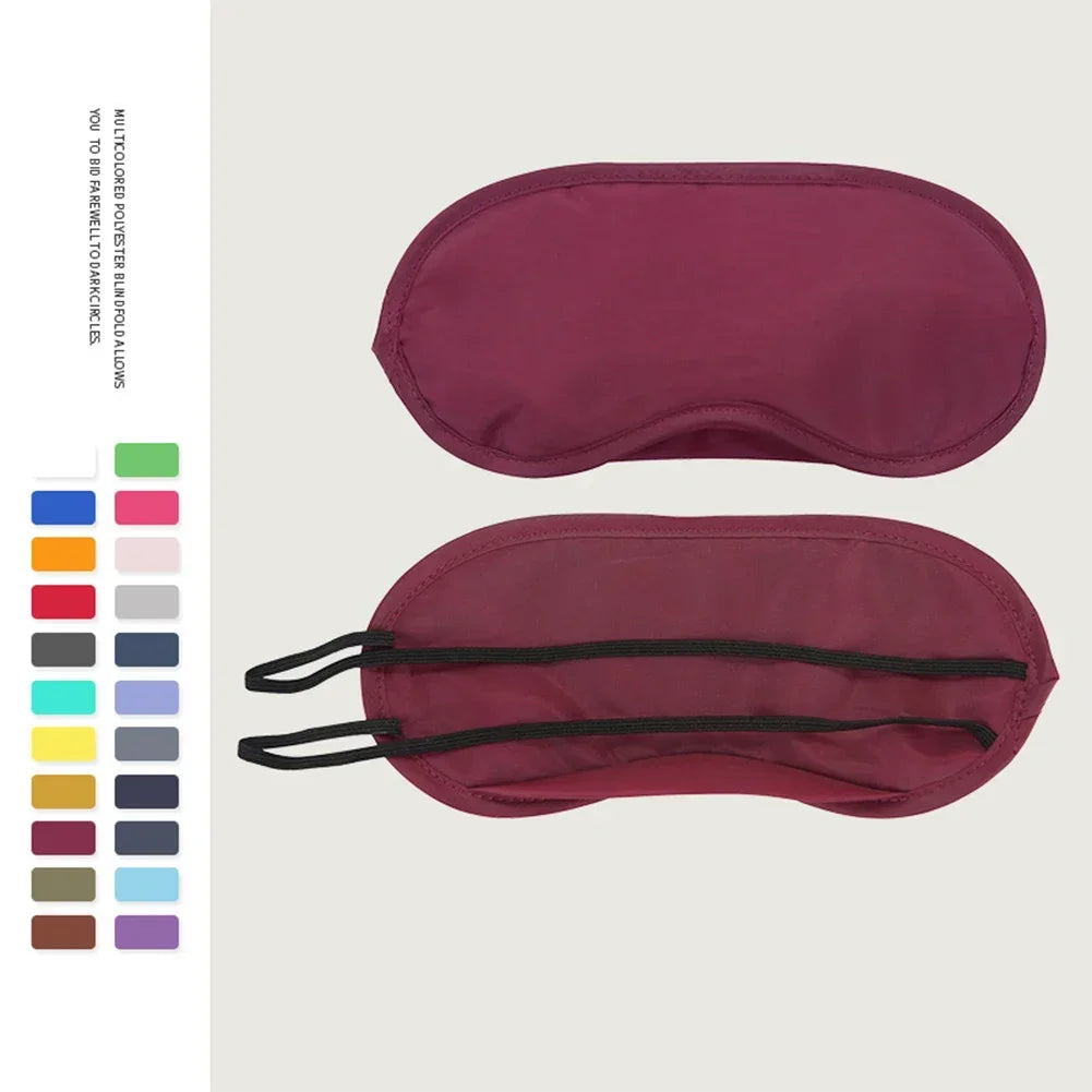Silk Sleep Eye Mask Padded Shade Eye Cover Patch Sleeping Mask Eyemask Blindfolds Travel Relax Rest Women Men