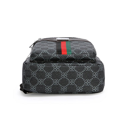 2025Men's Casual Messenger Bag Multi-Pocket Crossbody Shoulder Bag Lightweight Chest Bag with Port & Earphone Hole