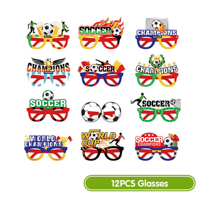 Football Birthday Decoration Party Supplies Tableware Balloons Set Candy Gift Boxes Football Birthday Gifts Kids Birthday Favors