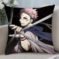 J-Jujutsu Kaisen Ryomen SukunaS Pillow Case Short Plush Pillow Covers Sofa Decor Gift Home Double-sided Printing Cushion Cover
