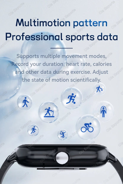 2026 New Smart Watch for Men Women Gift 1.83-inch Full Touch Screen Sports Fitness Watch Bluetooth Call Digital Smartwatch HW12