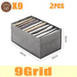 Closets Drawer Organizer Sports Bra Underwear Organizer Storage Box Panties Socks Wardrobe Clothes Organizer Cabinet Drawers