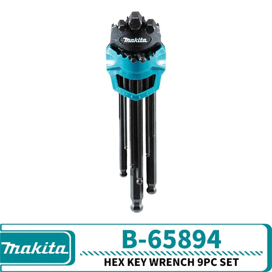 Makita B-65894 Hex Key Wrench 9PCS Set