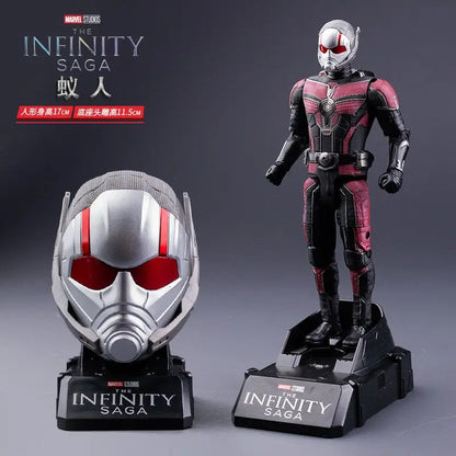 【Avengers】Iron Man MK85+Captain America+Spider-Man Figure Set, Helmet Mask, Marvel Hero Collection Model Toy Gift