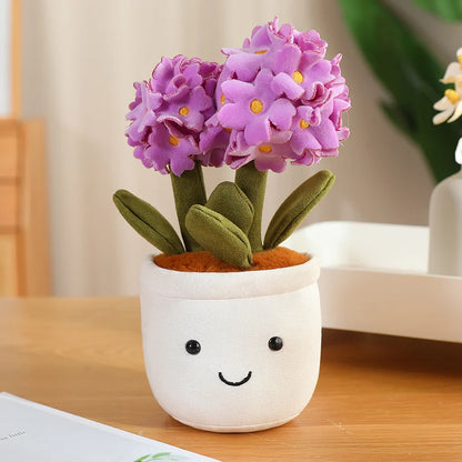Green Plant Potted Plants Lily Flowers Strawberries Lotus Flowers Persimmons Morning Glory Ornament Soft Birthday Gifts Decor