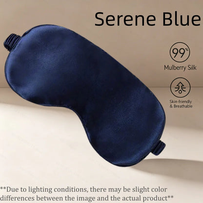 Silk Sleep Mask - 100% Blackout, Zero Eye Pressure, Blindfold with Breathable & Skin-Friendly, Super Soft Travel Sleep Eye Cover