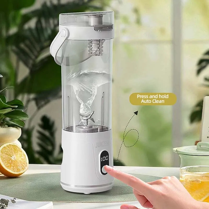 Hot Sale Portable USB Electric Juicer Blender Self-Cleaning Waterproof Mini Smoothie Maker for Home RV Travel Outdoor