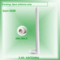 Eoth 5pcs 2.4GHZ rubber antenne Gain 5dbi SMA male px4 to SMA female extension cable for zigbee router meshtastic network largo