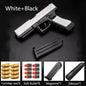 Newest 18 Shell Ejecting Pistol Soft Bullet Toy Gun Children Armas Shoot Outdoor Game Boys Gift