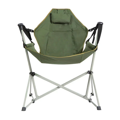 Outdoor rocking chair foldable chair fishing chair portable camping hanger, casual nap chair folding chair moon chair recliner
