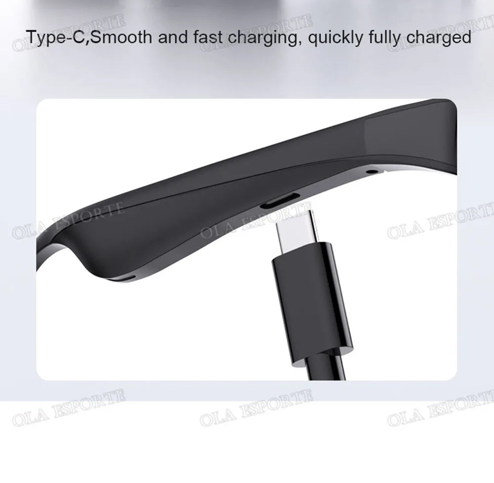 New Camera Control Smart Glasses Music Sunglasses Headphones Wireless Bluetooth Call Headset HIFI Audio glasses For Android HT30