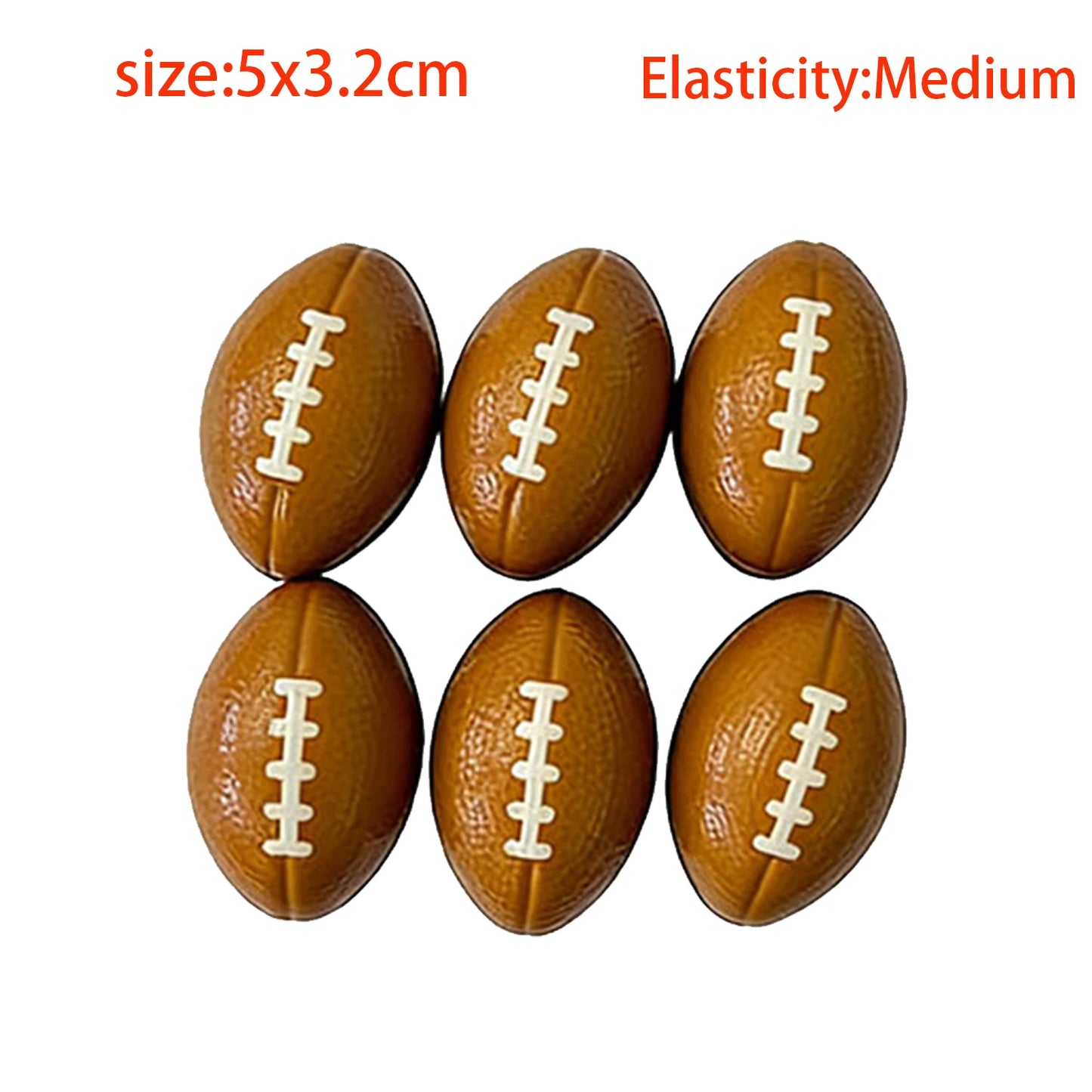 6/12/20 Pcs Squishy Squeeze Balls Birthday Party Favors Goodie Pinata Filler Anti Stress Soccer Basketball  Rugby Baseball Gifts
