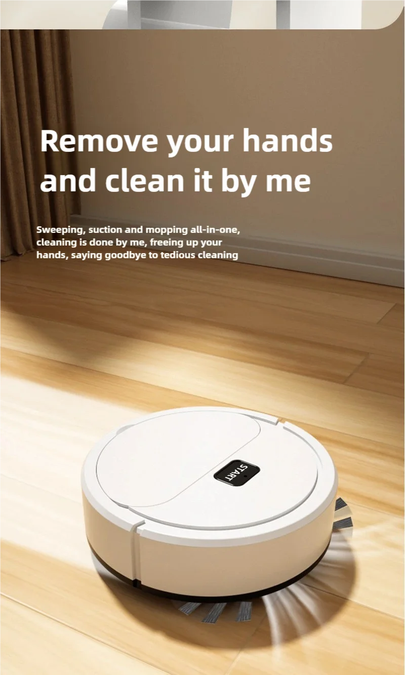 Electric Sweeper Intelligent Automatic Lazy Sweeper Robot Household Cleaner USB Charging Vacuum Cleaner Gifts Cleaning Tools
