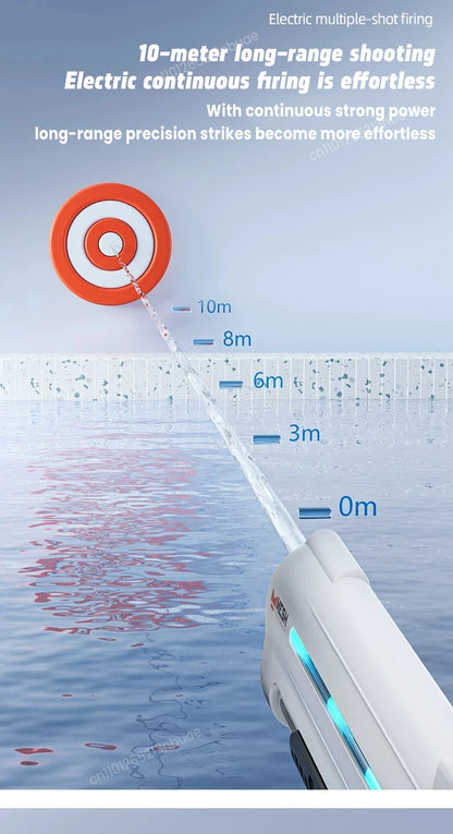 Pulse Glare Electric Water Gun Toy Automatic Water Suction Large Capacity High Pressure Powerful Adult Water Toy Gift