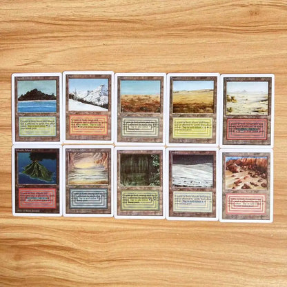 54 Pcs Black Core Cards P9 Dual Land Fetch Land Shock Lands  Proxy Cards