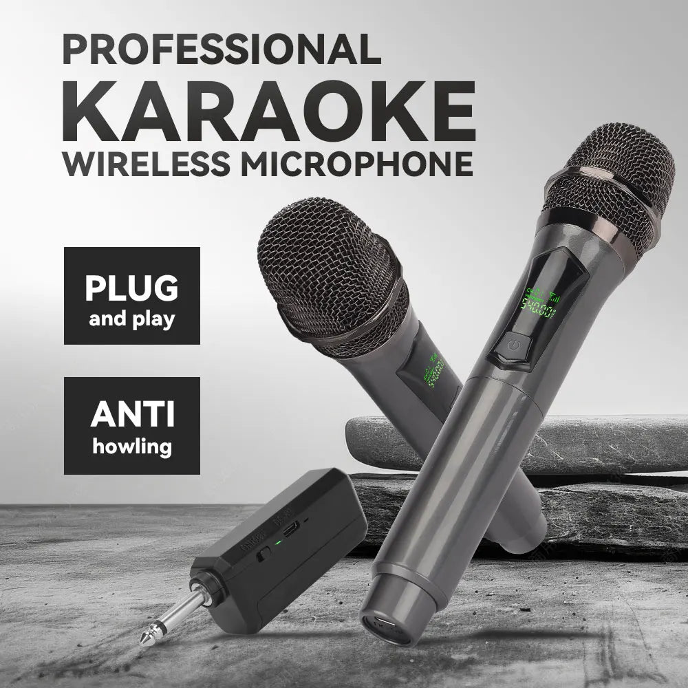 LMBGM W7 2.4G wireless charging handheld microphone system with long battery life for churches, karaoke, outdoor performances