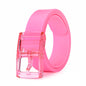 High-quality Color Candy Color Silicone Belt Fashionable And Trendy Universal Belt For Men And Women With Jeans Belt Accessories