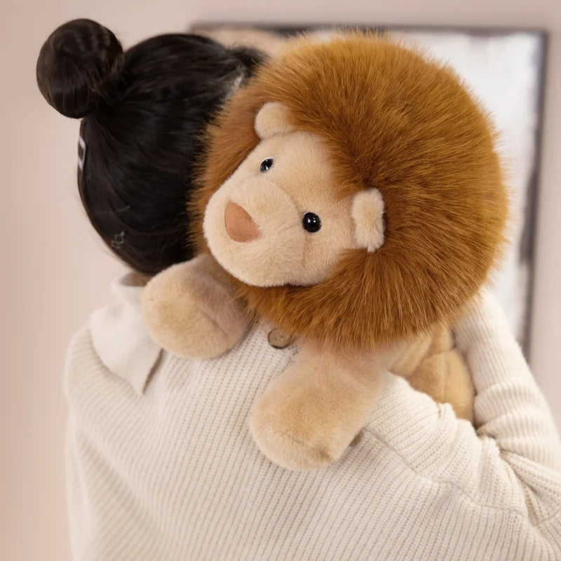 30/40/55cm Soft Kawaii Lion Plush Toys Stuffed Animals Cartoon Cute Lion Dolls Toys for Kids Room Decor Boys Birthday Gifts