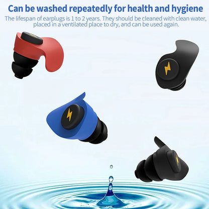 Earplugs Plug Sleep Earplug Anti Bruit Foam Noise Sleeping Cover Ears Silicone For Soundproofing Reduction Ratio Soft Ear Plugs