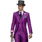 3 Piece Solid Men Suit Wedding Groom Tuxedo Long Blazer Best Man Formal Prom Male Suit Fashion Costume Homme (Jacket+Vest+Pants)