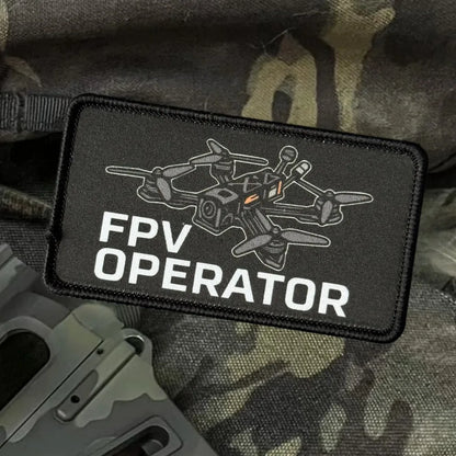 FPV Operator Morale Tactical Patch Military Army Armband Drone Printed Hook & Loop Patches Clothing Backpack Decorative Stickers