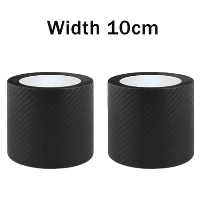 Nano Carbon Fiber Car Sticker Paste Protector Strip DIY Automotive Protective Film Auto Door Sill Side Mirror Anti Scratch Tape