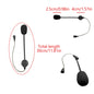 Motorcycle Helmet Bluetooth Intercom Microphone 3.5mm Speaker for Cardo Freecom Spirit Soft Wire Hard Wire Compatible