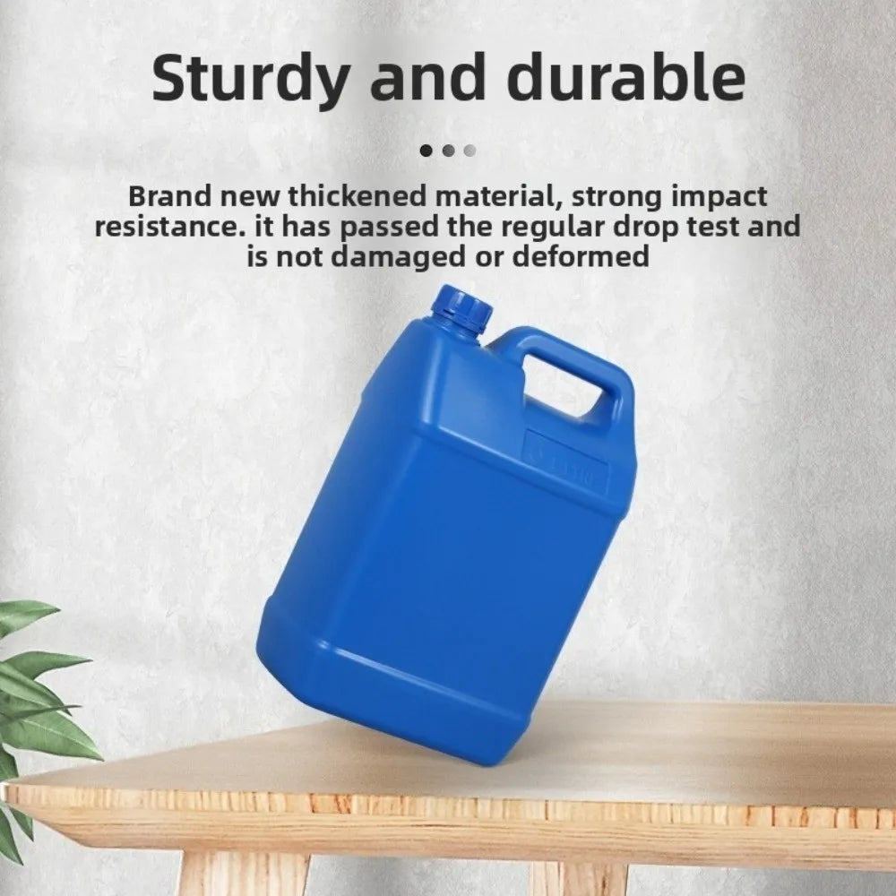1/2/3/4/5/6/10L Plastic Airtight Bottle with Lid Food Grade HDPE Bucket Sealed Large-Capacity Oil Jerrican Gel Shampoo