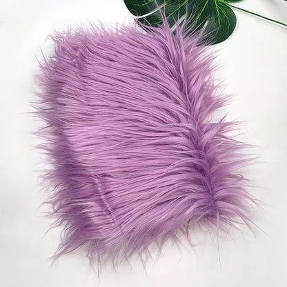 8cm Pile Length Imitation Fur Fabric Diy Cosplay Clothing Hairy Fur Fabric Bundle Long Hair Plush Fabrics By Meters Liquidations