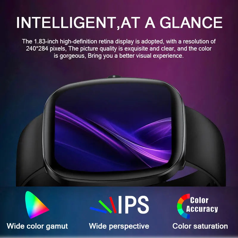 LIGE Originalny Smartwatch Mężczyźni Kobiety Połączenia Bluetooth Zegarek Pulsometr Wodoodporny Smartwatch Zdrowie Dla Androida IOS