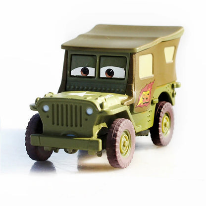 Hot Sale Bandai Pixar Cars Lightning McQueen Mater Mack Uncle Metal Model Racing Car Toys Children's Birthday NEWYEAR Gifts