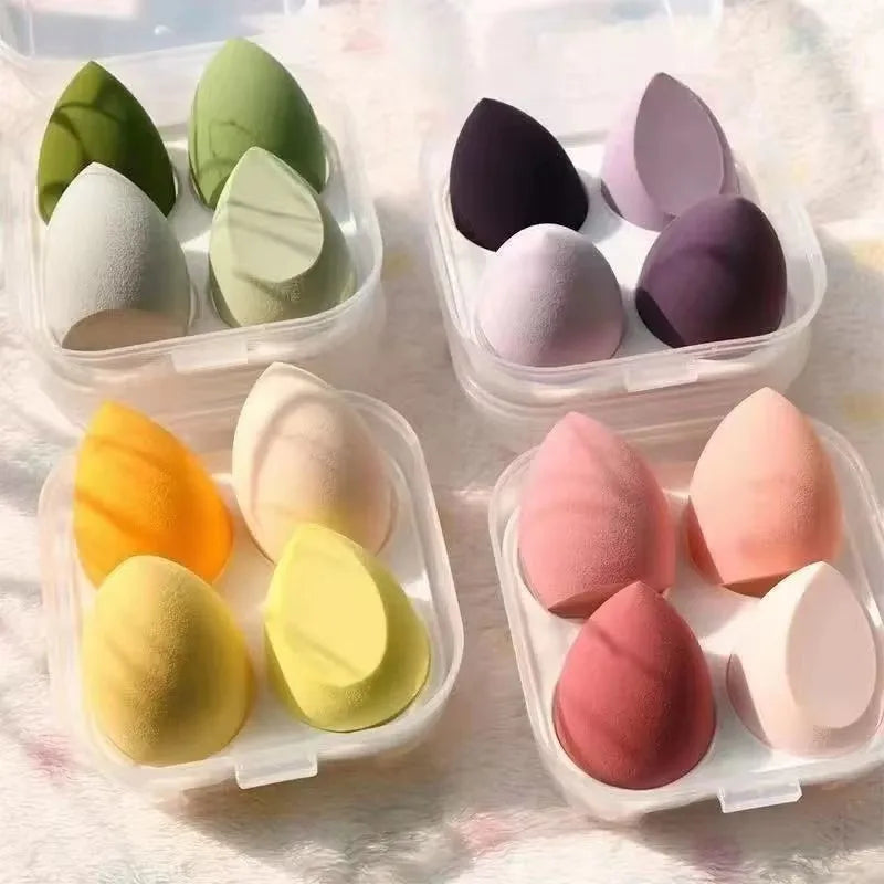 4/8/12pcs Makeup Sponge Blender Beauty Egg Cosmetic Puff Foundation Sponges Powder Puffs Women Make Up Accessories Beauty Tools