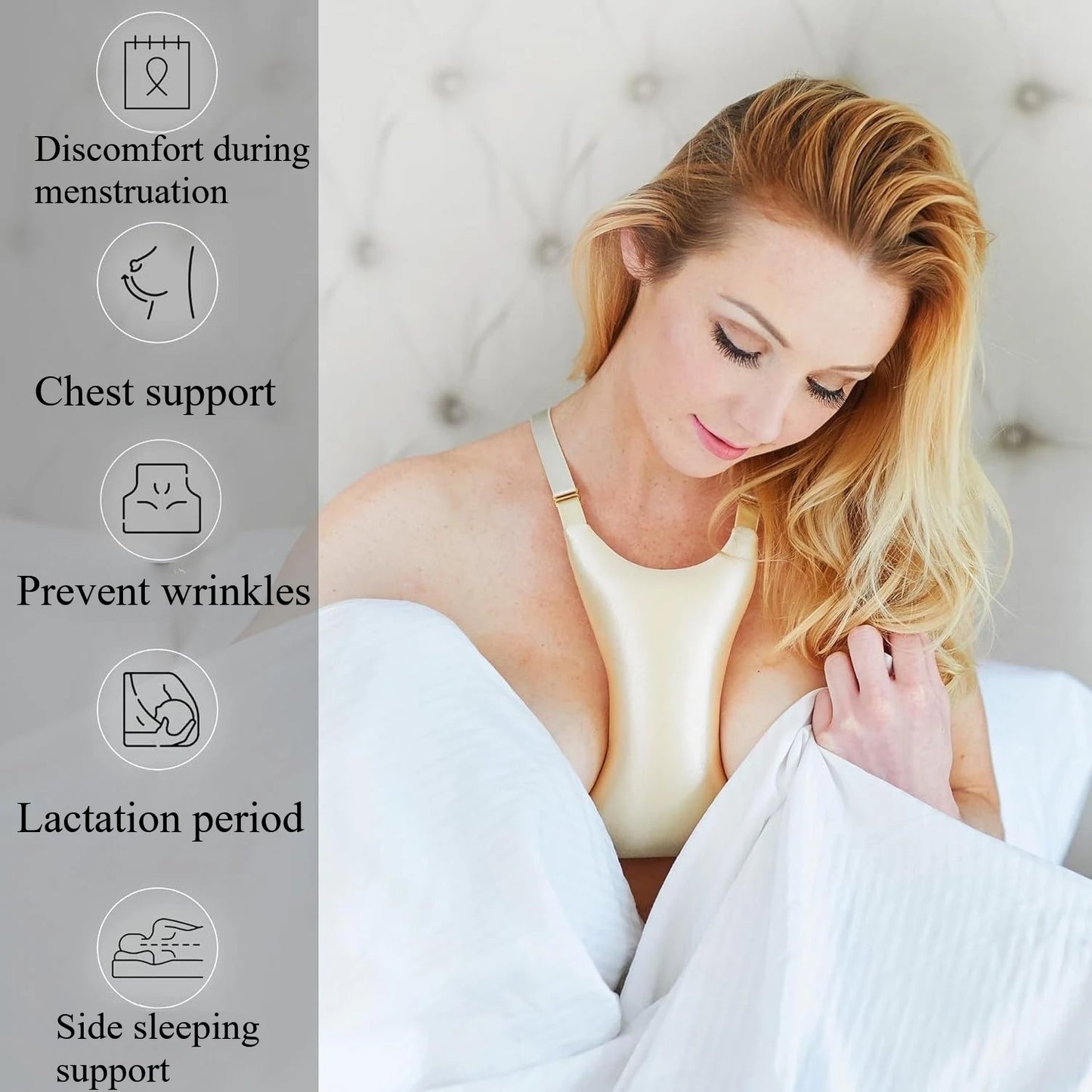 Sleep Anti-wrinkle Breast Pads Are Washable Chest Wrinkle Pad Reduce Breast Wrinkles Skin Tightening Overnight Chest Pads