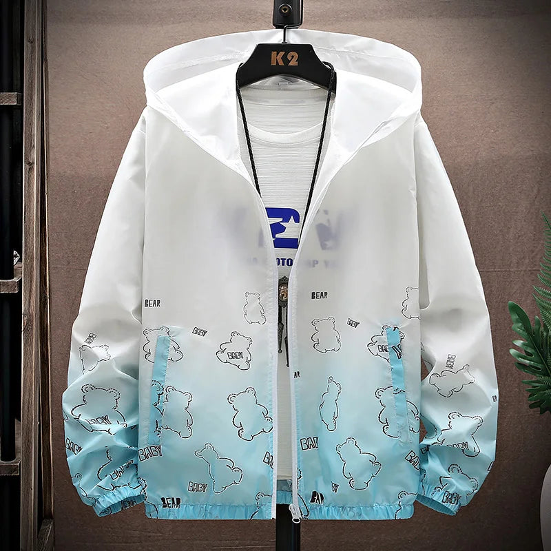 Outdoor Men's Thin Jacket Sunscreen Jacket 2024 New Summer Casual Windproof Jacket Breathable High-quality Jacket