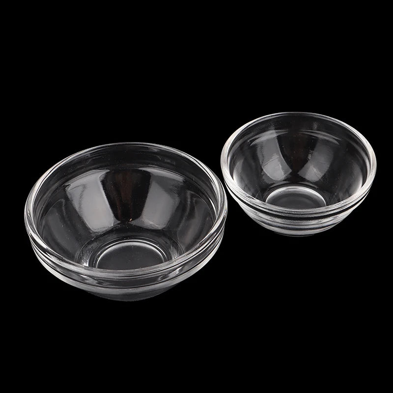 1Pcs Facial Makeup Skin Care Tools Glass Facial Mask Essential Oil Bowl Beauty Salon Essential Oil Bowl Thickening Mask Bowl