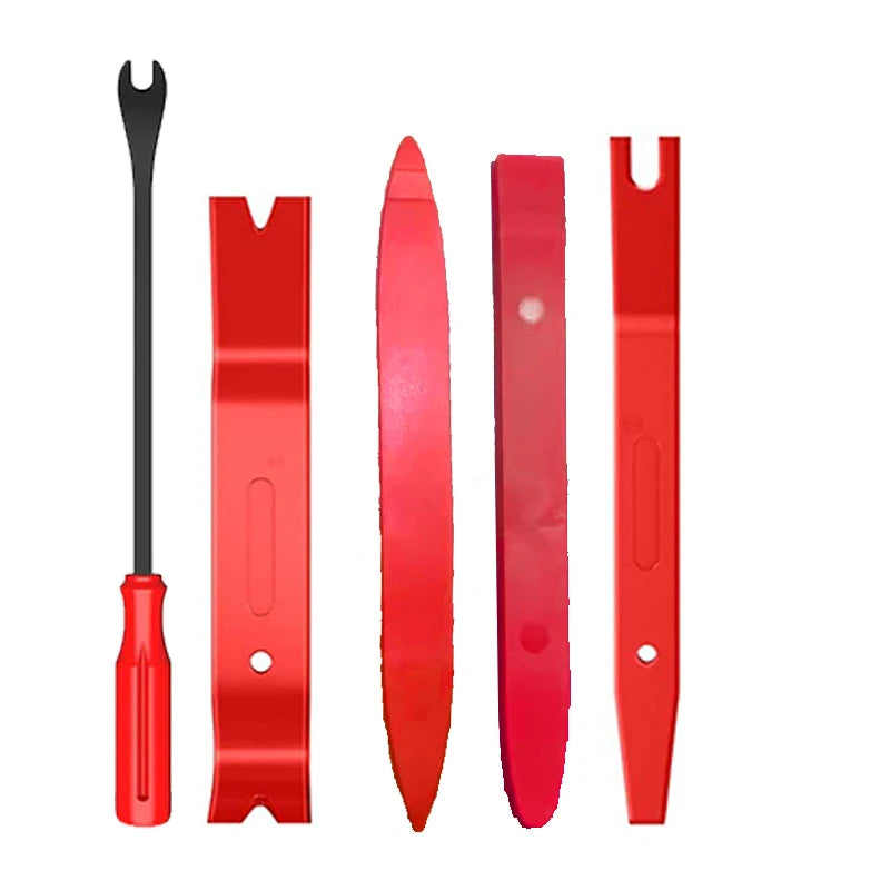 Car Trim Removal Tool Auto Disassembly Tools Door Panel Audio Removal Tool Kit with Clip Pliers Fastener Remover Pry Tool Set