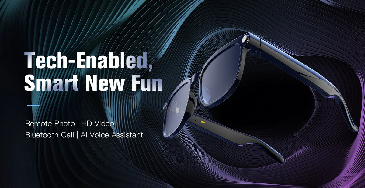 2026 New 8MP 4K Camera AI Glasses Men Photo&Video Caputure 16GB Memory 130+Translation Glasses Waterproof Smart Sunglasses Women