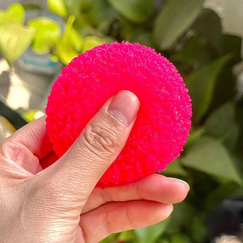2.8in Handcrafted Bayberry Shapeable Stress Ball - Non-Rebound Squishy Toy, ASMR Slushy Feel, Anti-Stress Fidget