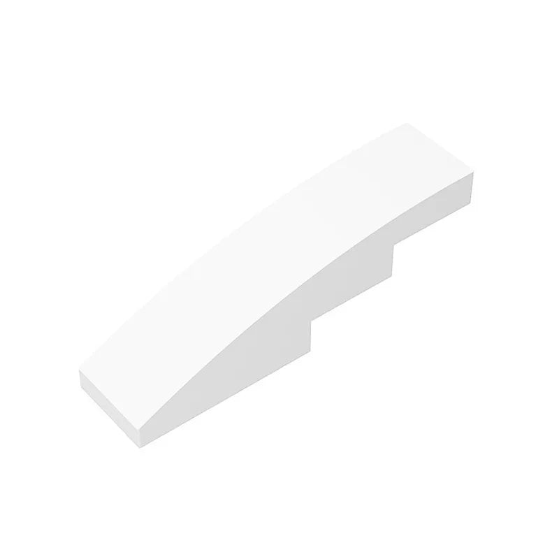 100pcs MOC Brick Part 61678 11153 Slope Curved 4 x 1 Compatible Building Block Particle DIY Assmble Kid Brain Toy Birthday Gift