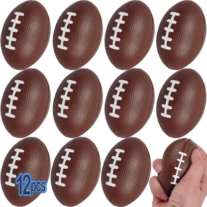 6/12/20 Pcs Squishy Squeeze Balls Birthday Party Favors Goodie Pinata Filler Anti Stress Soccer Basketball  Rugby Baseball Gifts