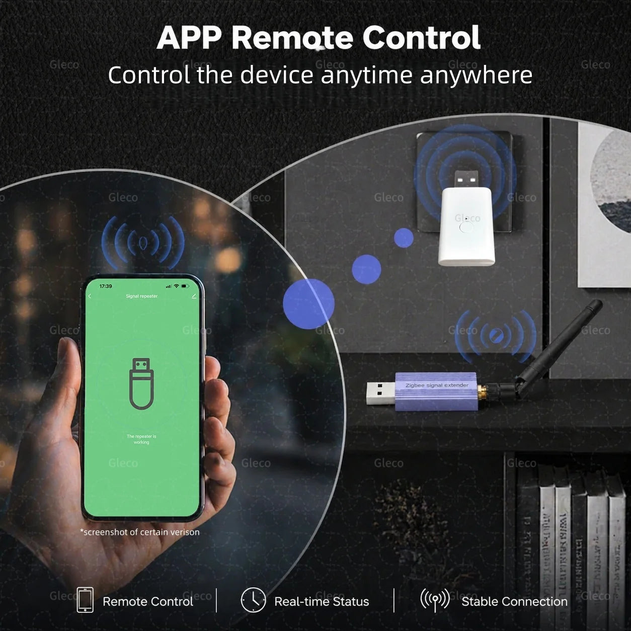 Zigbee Signal Repeater USB Range Extender Signal Amplifier Option With High-Gain Antenna Smart Life TUYA Home Automation Z2MQTT