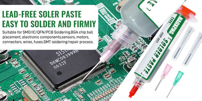 Sn99Ag0.3Cu0.7 Solder paste, flux, lead-free solder paste free cleaning is widely used in all kinds of soldering