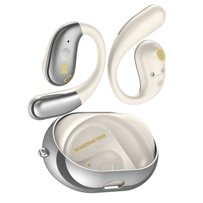 Słuchawki Monster Open Ear AC360 Air Conduction Bluetooth 5.4 Ture Wireless Earphones Stereo 360° OWS Bezprzewodowy Zestaw Słuchawkowy Sportowy