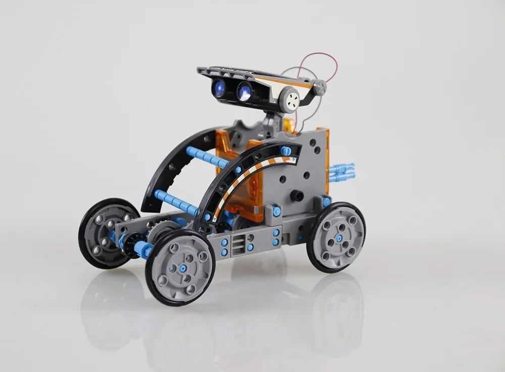 13-in-1 Solar Powered Robot Kit STEM Educational DIY Assembly Toy with Intelligent Science Puzzles Creative Gifts for Boys Girls