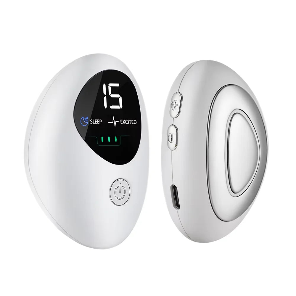 EMS Sleep Aid Device Microcurrent Sleep Aid Machine Sleep Instrument for Insomnia Stress Anxiety Relief Palm Pulse Massager