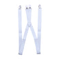 Solid Color Elastic Polyester Suspenders Braces Men Women Black Red Adjustable Straps For Wedding Suit Skirt Accessories Gifts
