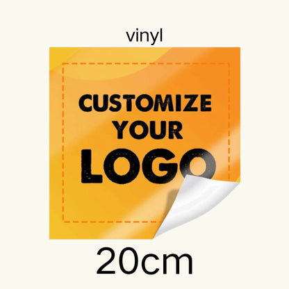 Custom Stickers PVC Waterproof Die Cut Vinyl Logo Labels Square Personalized Sticker for Laptop Birthday Party Wedding Business